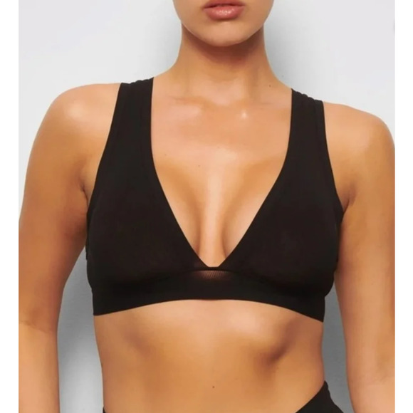 Skims Other - SKIMS Summer Mesh Plunge Bralette XXS NWT